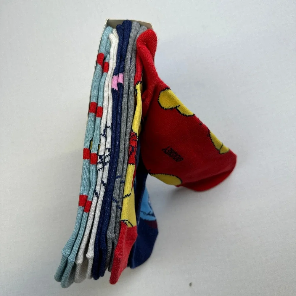 Disney Winnie‎ the Pooh 10 Pair Low Cut Socks Youth 4-10 Unisex